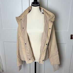 NWT OFFLINE By Aerie Cropped Corduroy Jacket full zip oversized crop medium